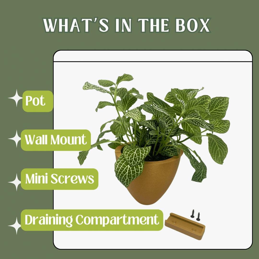Magic Self-Watering Wall Planters Easy Care Indoor Outdoor Plant Pots