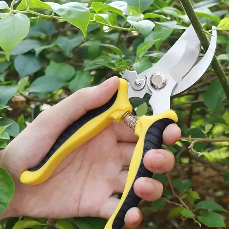 Heavy Duty Pruning Shears Stainless Steel Gardening Hand Tool Rustproof Blades